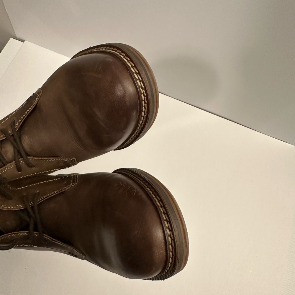 Structure Lionel Men's Leather Chukka Boots in Brown Size 9.5 - Picture 9 of 12